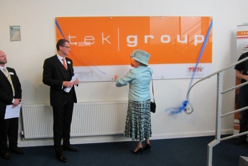 LORD-LIEUTENANT OF LEICESTERSHIRE OPENS NEW TEK GROUP FACTORY IN REARSBY